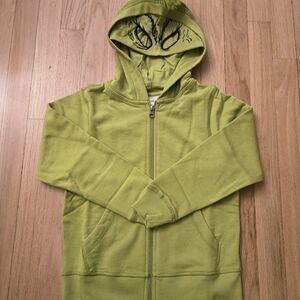 New Hanna Andersson Dr. Suess Grinch Zip-Up Hooded Sweatshirt - Size 6-7 / 120